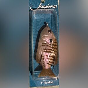 Lifelike sunfish soft plastic fishing lures